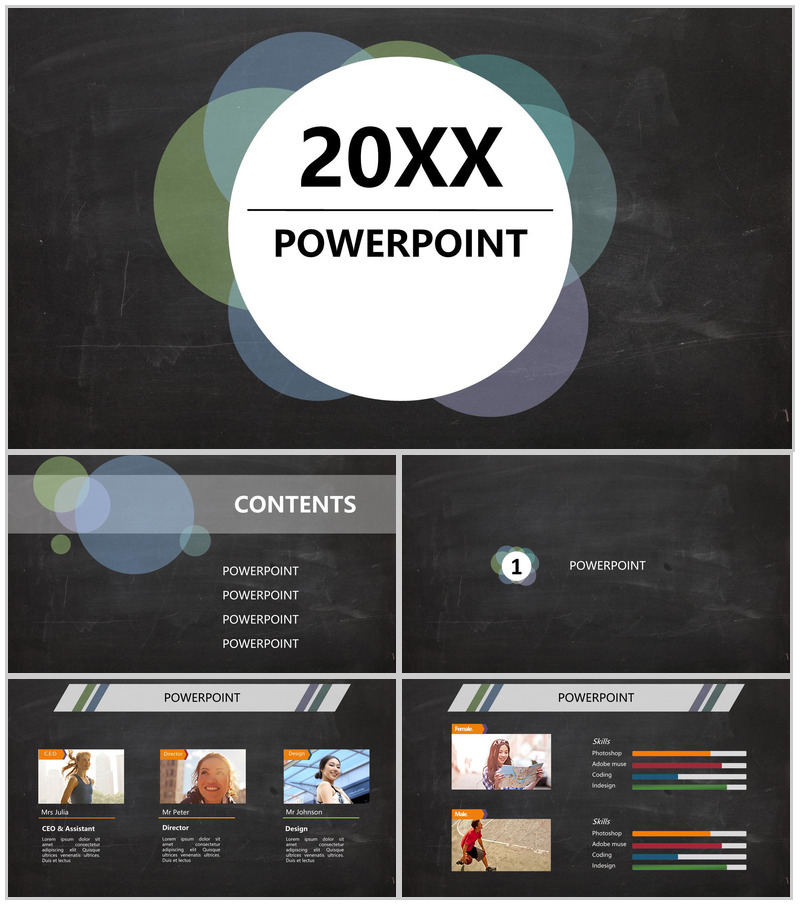 欧美商务工作汇总报告PPT模板-办公资源网