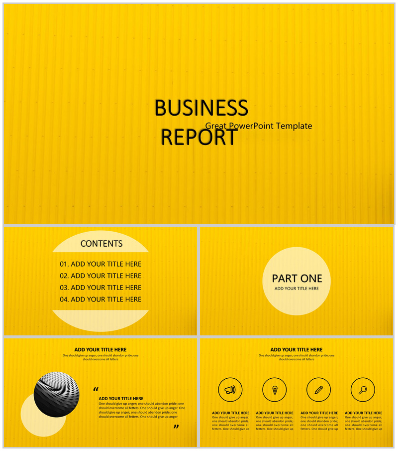 公司工作汇总PPT模板-办公资源网