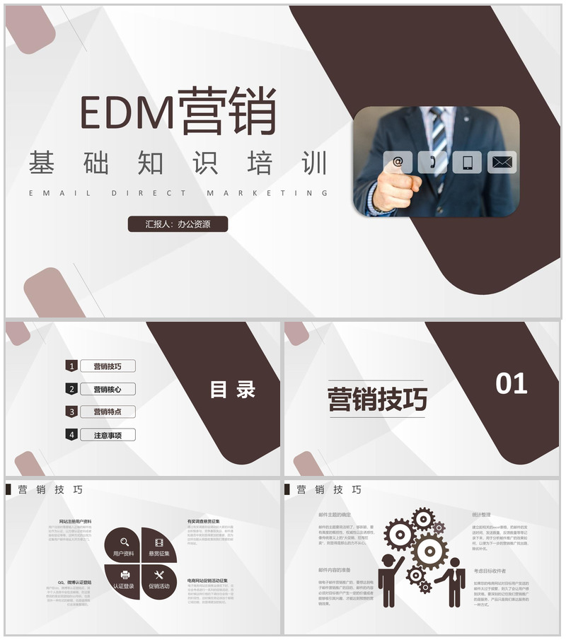 活动策划EDM营销策划公关活动方案基础知识培训PPT模板-办公资源网