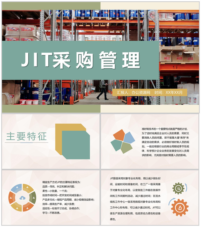 生产车间JIT采购管理要求单位库存管理方法介绍PPT模板-办公资源网
