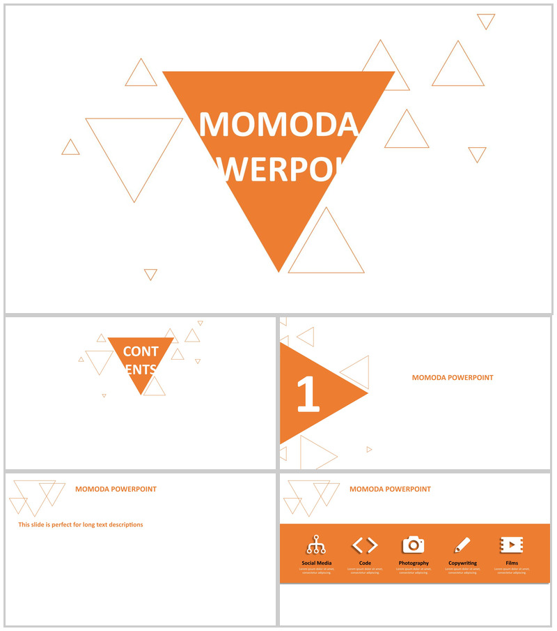 创意三角简约欧美商务汇报总结PPT模板-办公资源网