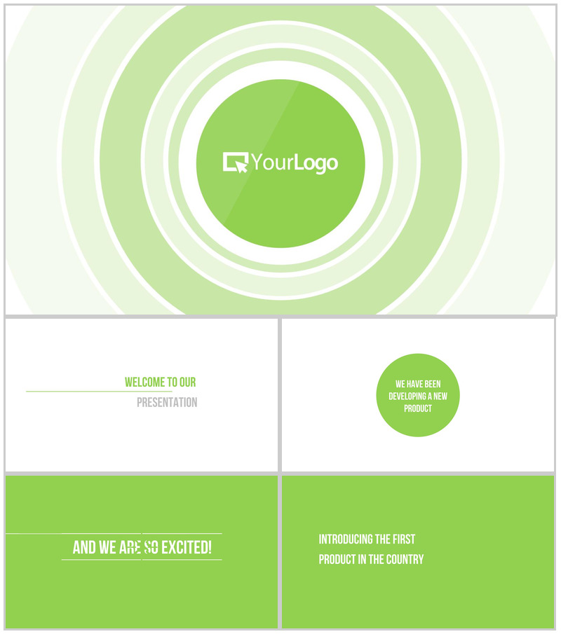 绿色小清新欧美风商务个人简介自我介绍PPT模板-办公资源网