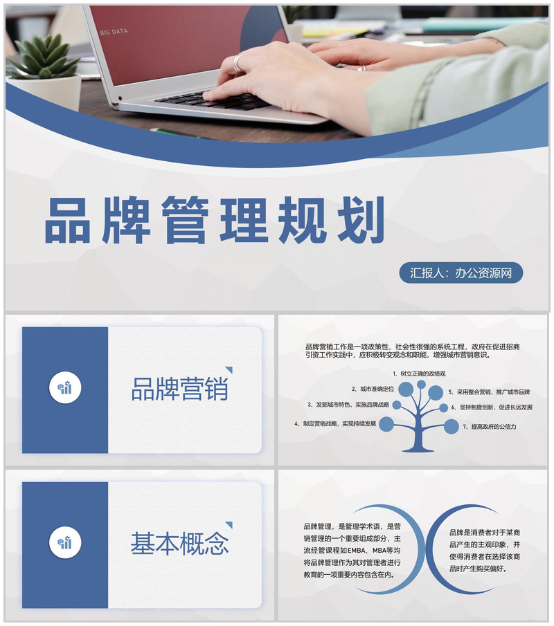 服装行业品牌管理战略规划企业产品宣传策略PPT模板-办公资源网