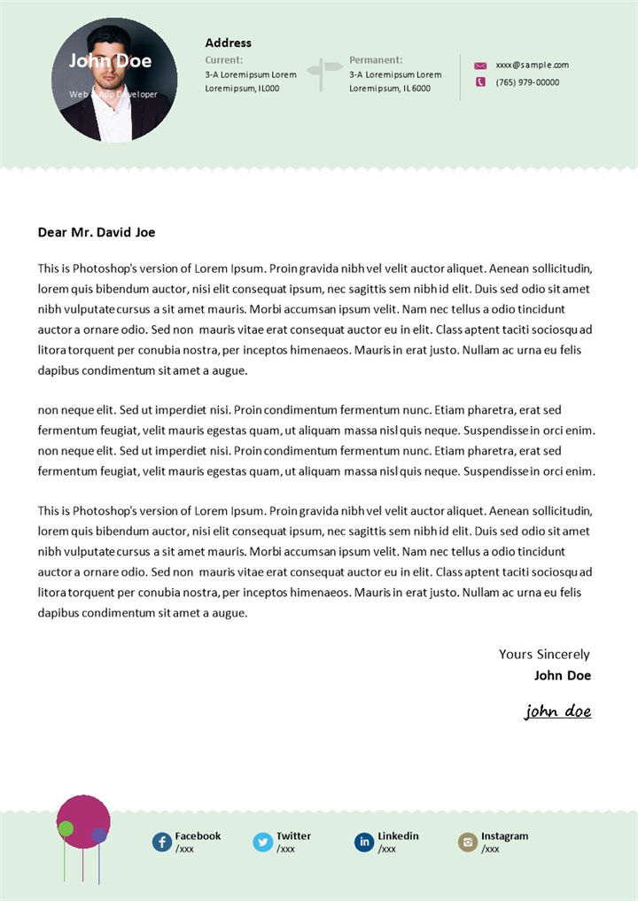 简约风网络与应用开发人员求职通用个人简历Word模板-办公资源网