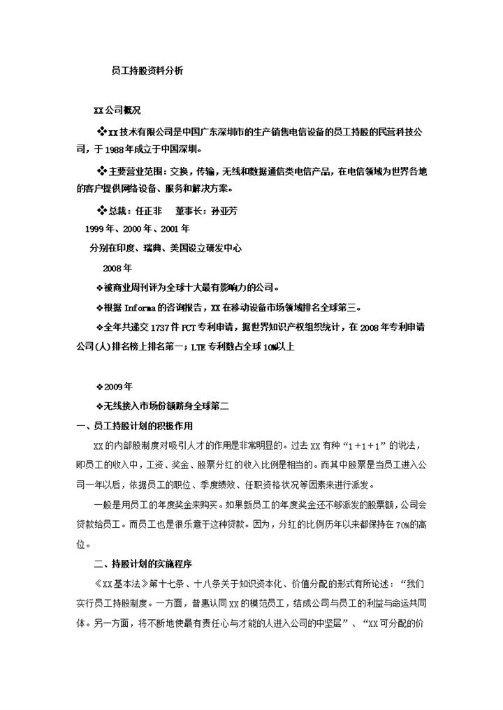 集团企业员工持股方案协议书范本Word模板-办公资源网
