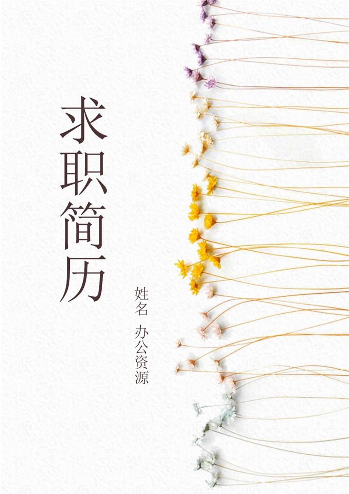 教师岗位培训教师个人求职简历Word模板-办公资源网