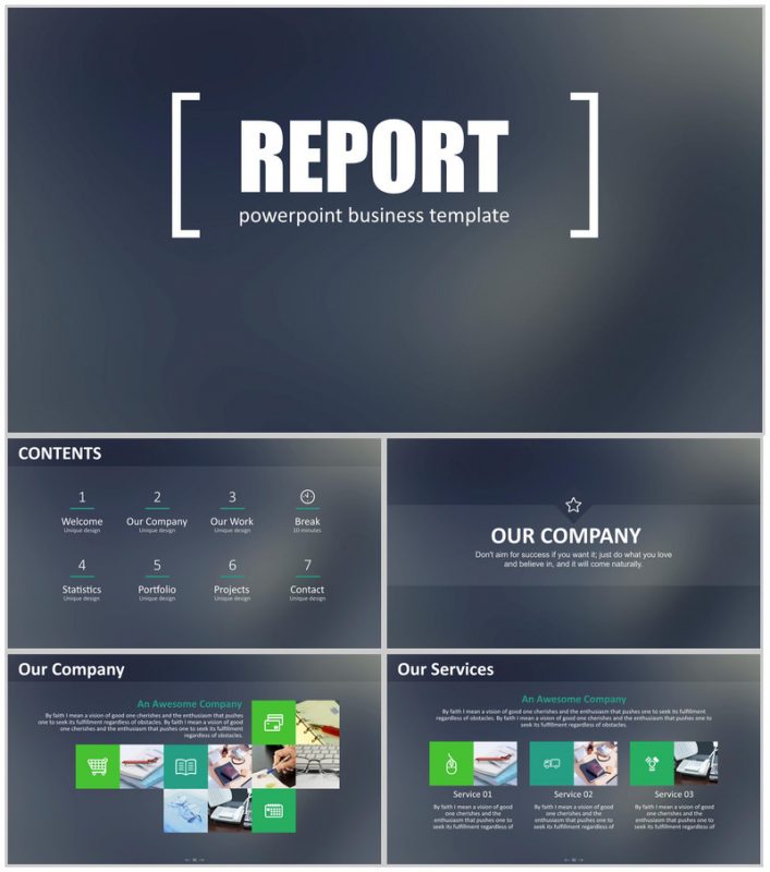 商务风商业计划书工作总结汇报PPT模板-办公资源网