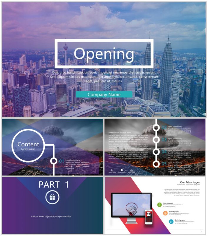 唯美设计欧美时尚杂志工作汇报PPT模板-办公资源网
