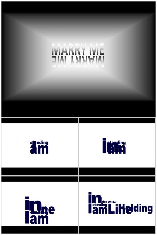 快闪电影片头音乐MV视频扁平风文字动画-办公资源网