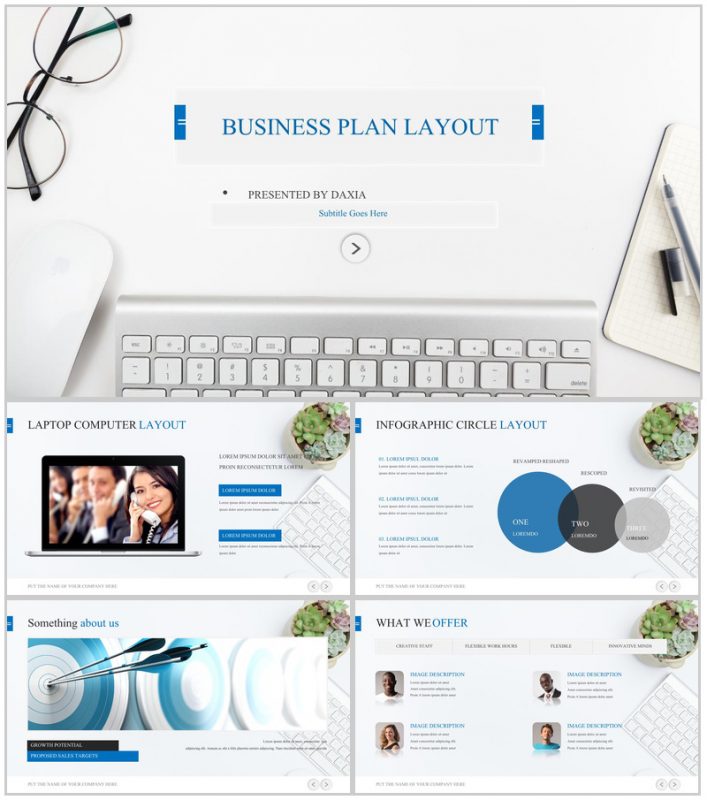 白色大气商务演讲汇报通用PPT模板-办公资源网