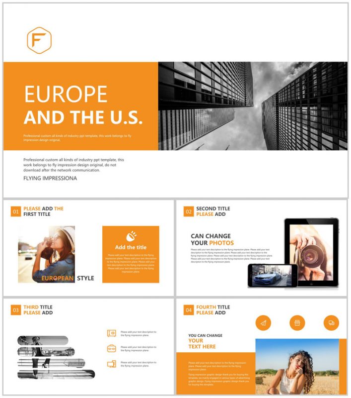 欧美杂志风汇报总结新年计划PPT模板-办公资源网