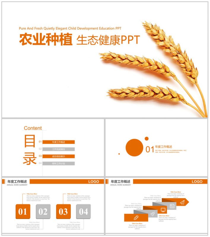 农业种植农产品推广展示PPT模板-办公资源网