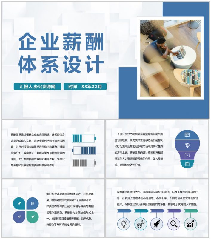 企业集团薪酬管理体系设计员工职位薪酬设计方案PPT模板-办公资源网
