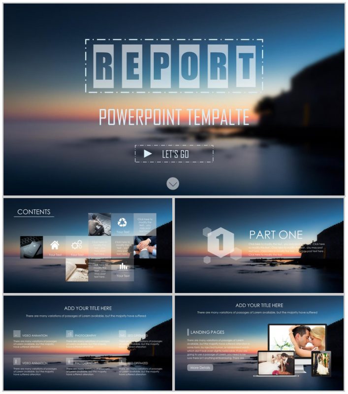 大气商务欧美年终汇报总结商业计划书PPT模板-办公资源网