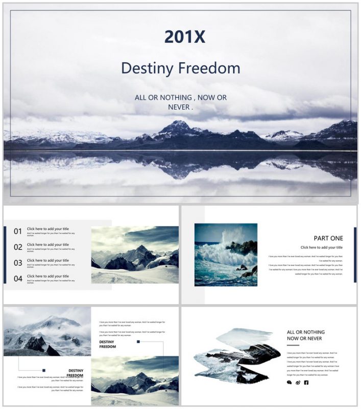 201X欧美大气简约杂志风企业宣传PPT模板-办公资源网