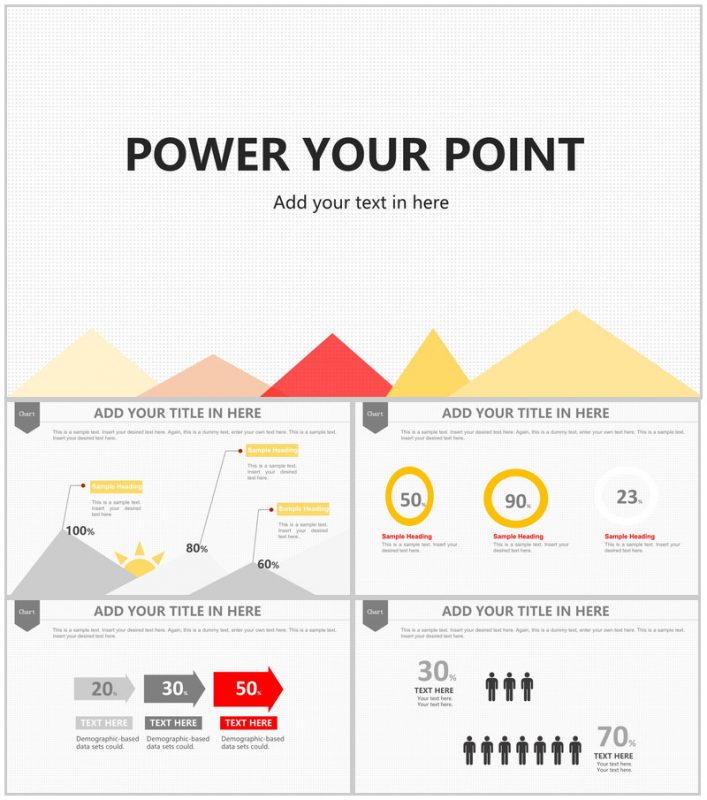 扁平商务白色大气通用商务PPT模板-办公资源网