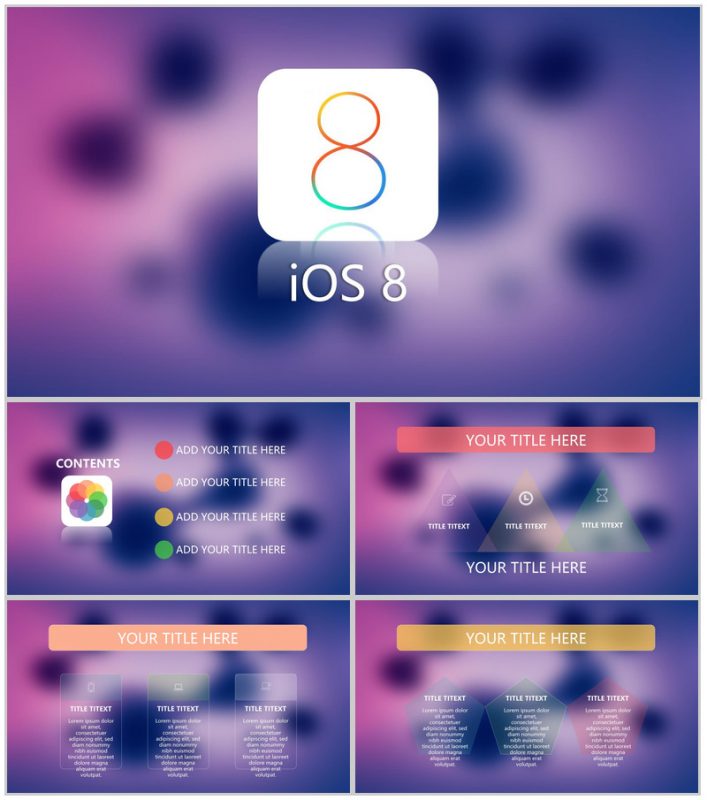 苹果系统解锁静态精品商业文化科技PPT模板-办公资源网