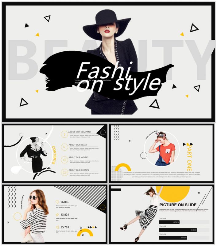 黑色时尚大气工作汇报通用PPT模板-办公资源网