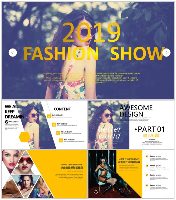 欧美商务汇报企业品牌推广PPT模板-办公资源网