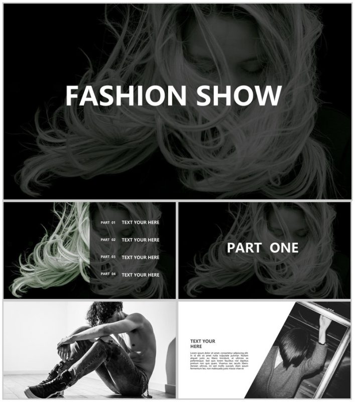 时尚欧美品牌发布会商务计划书PPT模板-办公资源网