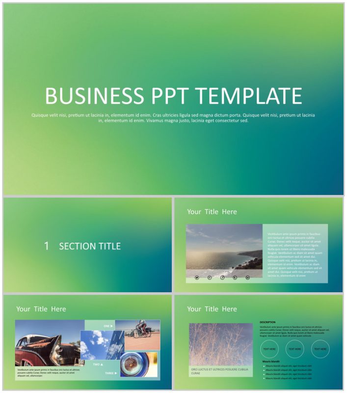 绿色渐变大气欧美商务商业计划书工作总结汇报PPT模板-办公资源网