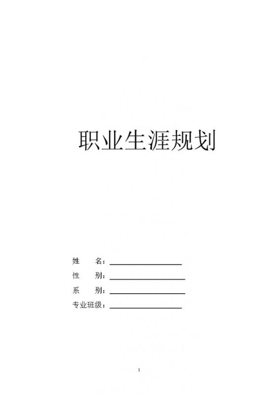 网络工程专业大学生个人职业发展规划Word模板-办公资源网