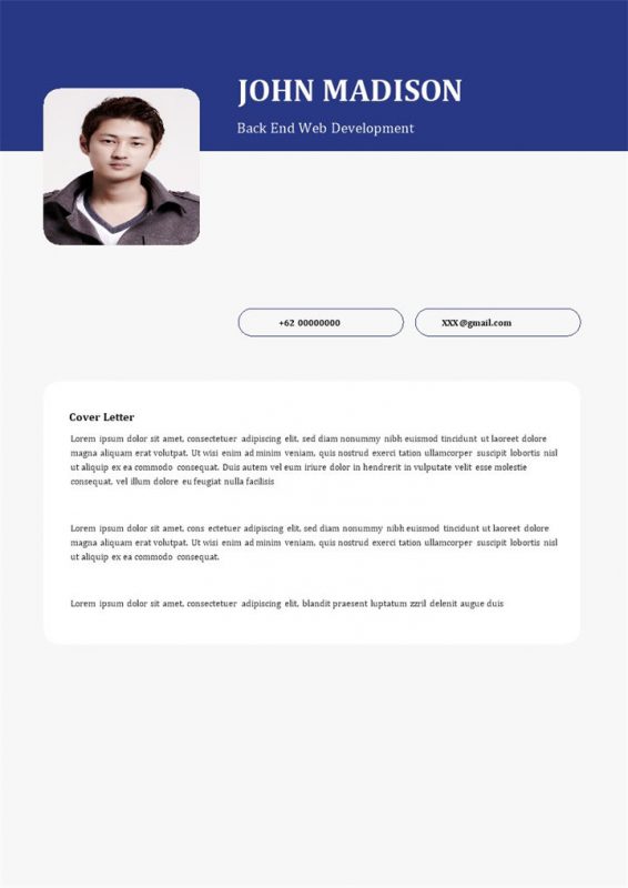 外企后端网络开发求职通用简历Word模板-办公资源网