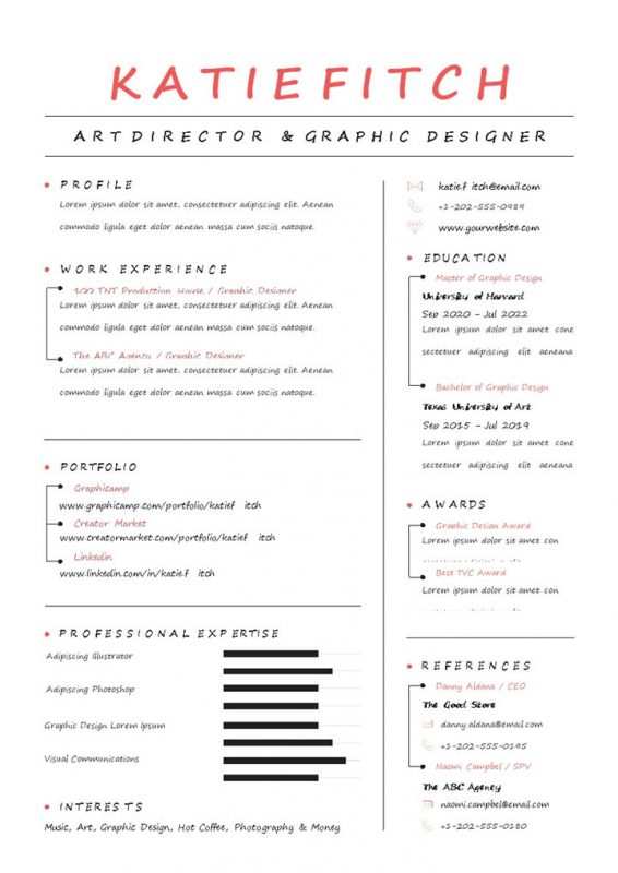 商务风软件工程师网页工程师通用个人简历求职简历Word模板-办公资源网