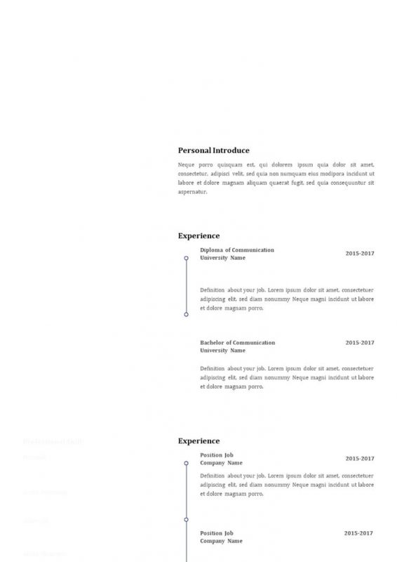 外贸公司美术设计岗位求职通用个人简历Word模板-办公资源网