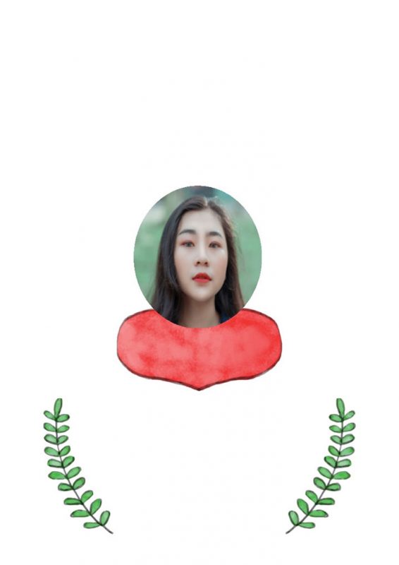 红色手绘可爱卡通动漫小升初儿童简历Word模板-办公资源网