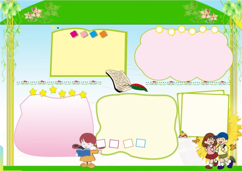 绿色页面设计学雷锋小报文明手抄报Word模板-办公资源网