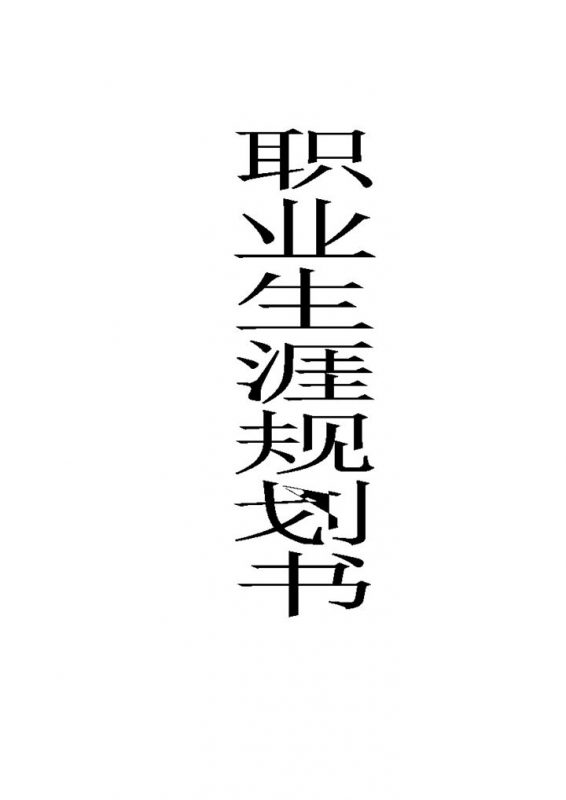电子信息科学与技术专业通用职业生涯规划书Word模板-办公资源网