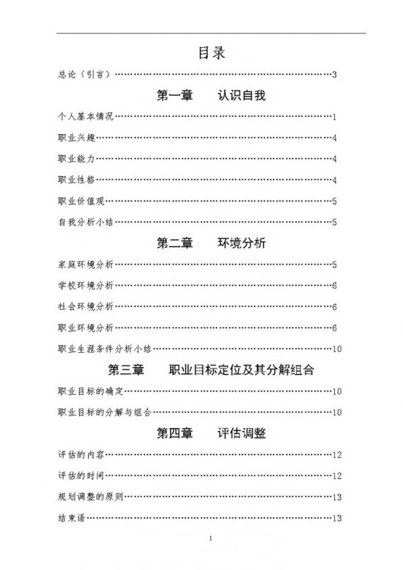 网络工程和程序设计专业通用的大学生职业生涯规划书Word模板-办公资源网