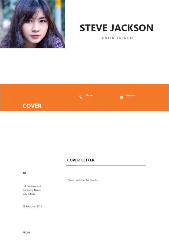 欧美风企业管理层岗位求职通用简历Word模板-办公资源网