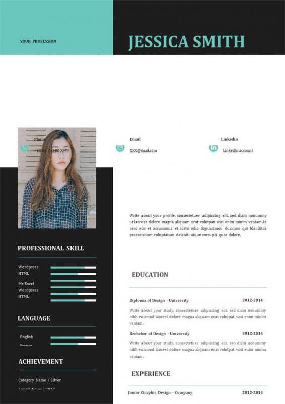 人力资源岗位通用个人简历求职简历Word模板-办公资源网