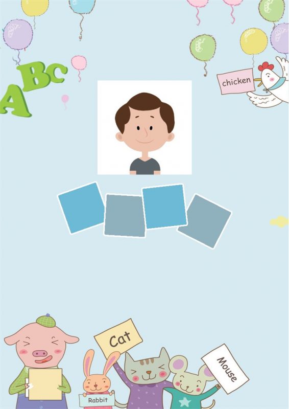 淡蓝色小清新活泼卡通小升初简历Word模板-办公资源网