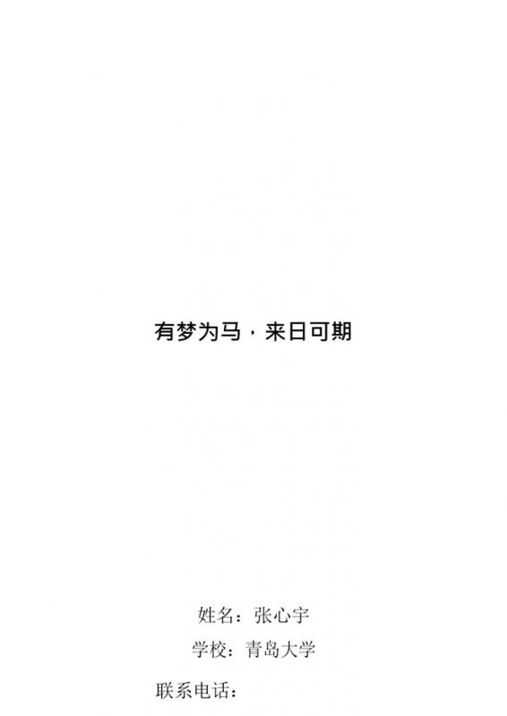 外语学院学生职业生涯规划书范本Word模板-办公资源网